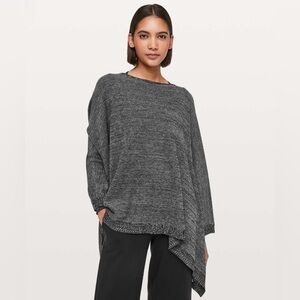 Lululemon Divinity Scarf Black / Heathered Core Medium Grey